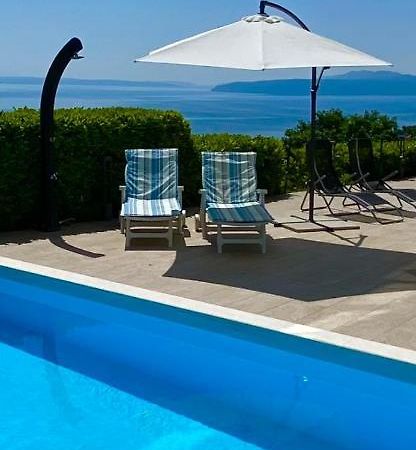 Villa Eternity - Panoramic Sea View - Boxspringbetten - Pool - Opatija-Poljane 外观 照片