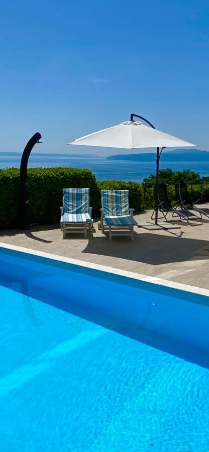Villa Eternity - Panoramic Sea View - Boxspringbetten - Pool - Opatija-Poljane 外观 照片